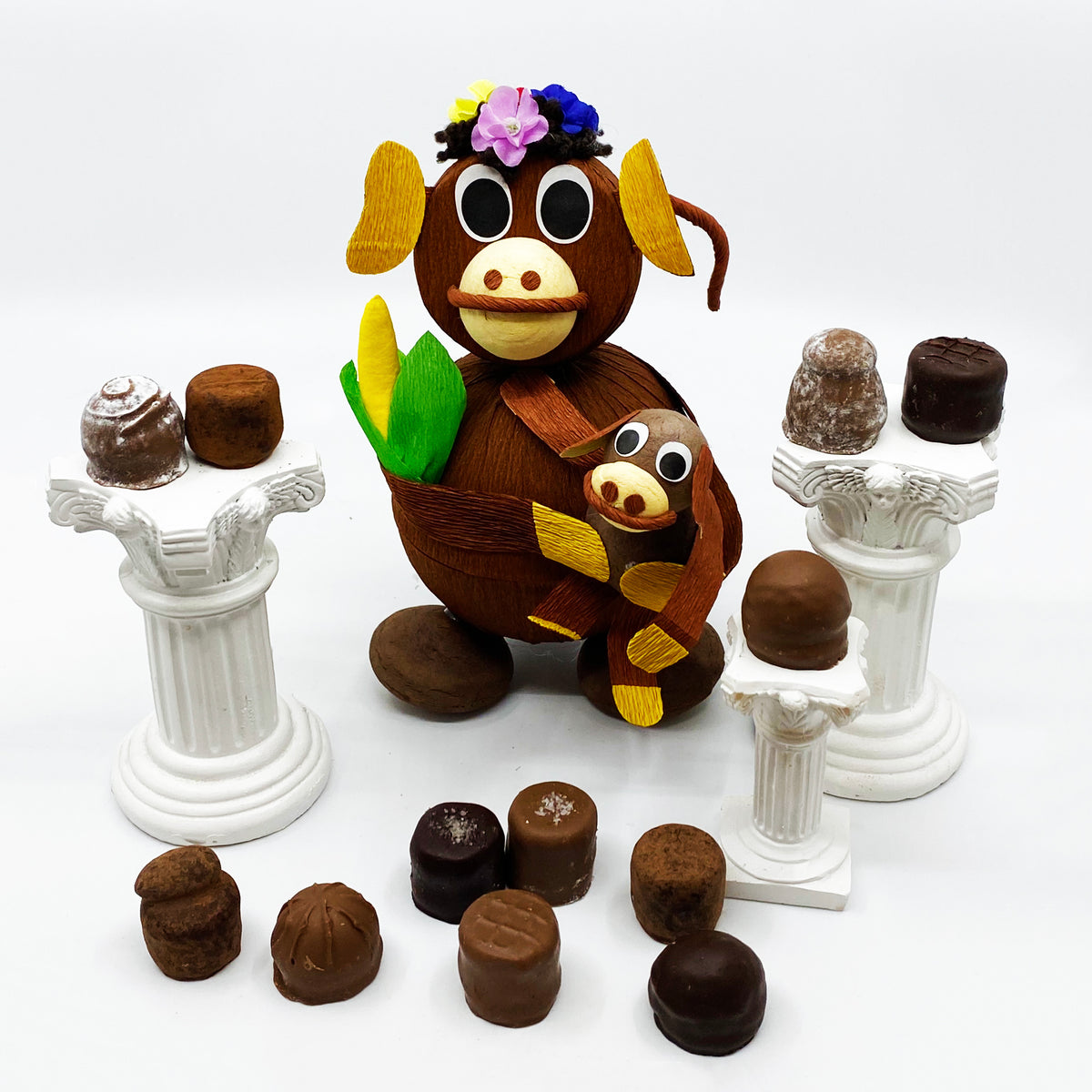 Monkey Truffle Box (12 Truffles) Beverly Hills teuscher
