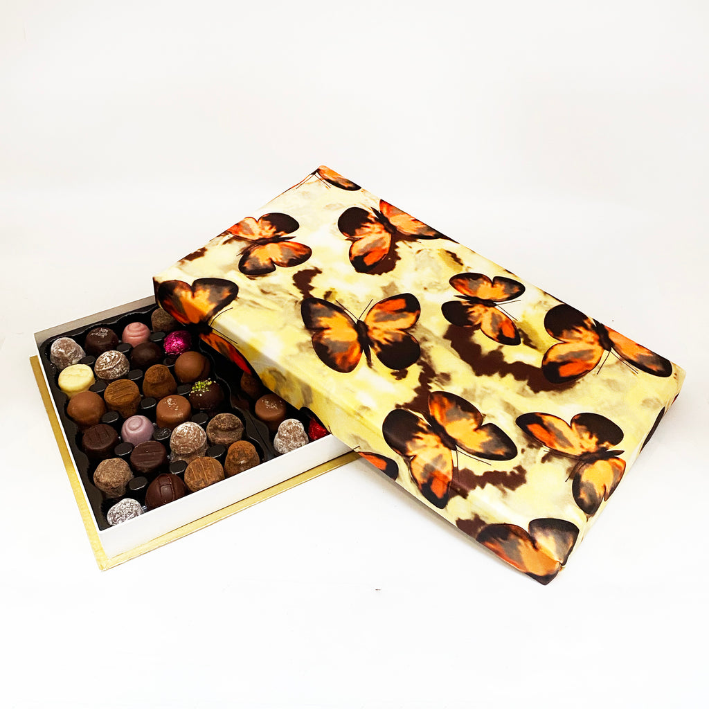 72 Piece Butterfly Silk Box