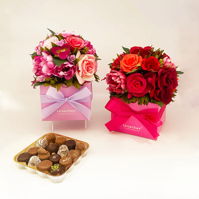 Large Rose Floral Boxes