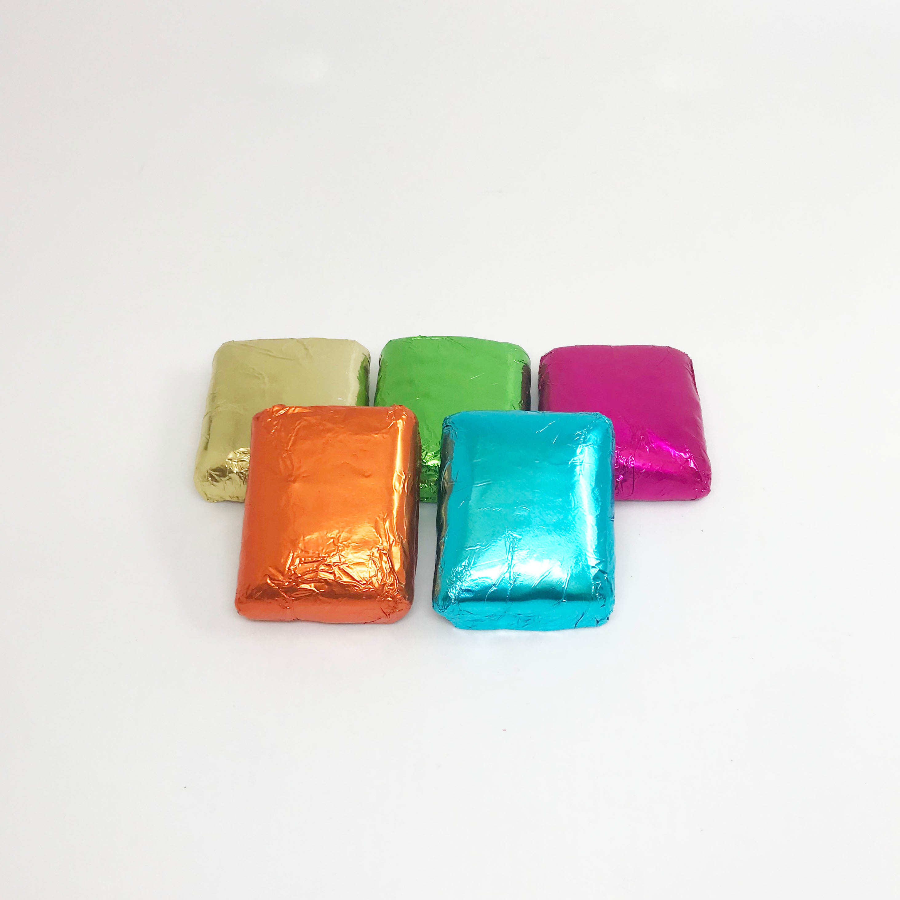 Foiled Marzipan Squares