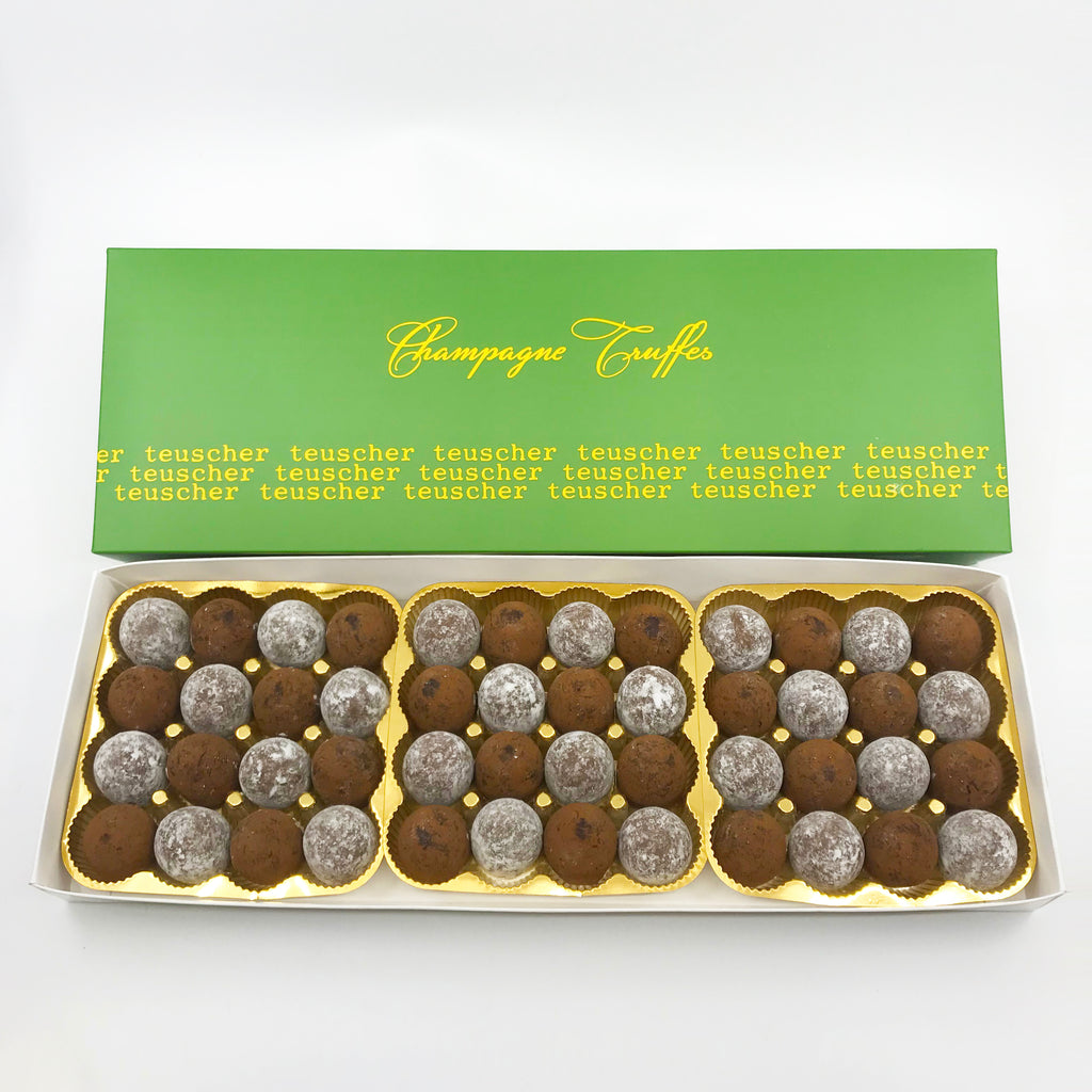 Dark and Milk Champagne Truffles Beverly Hills teuscher