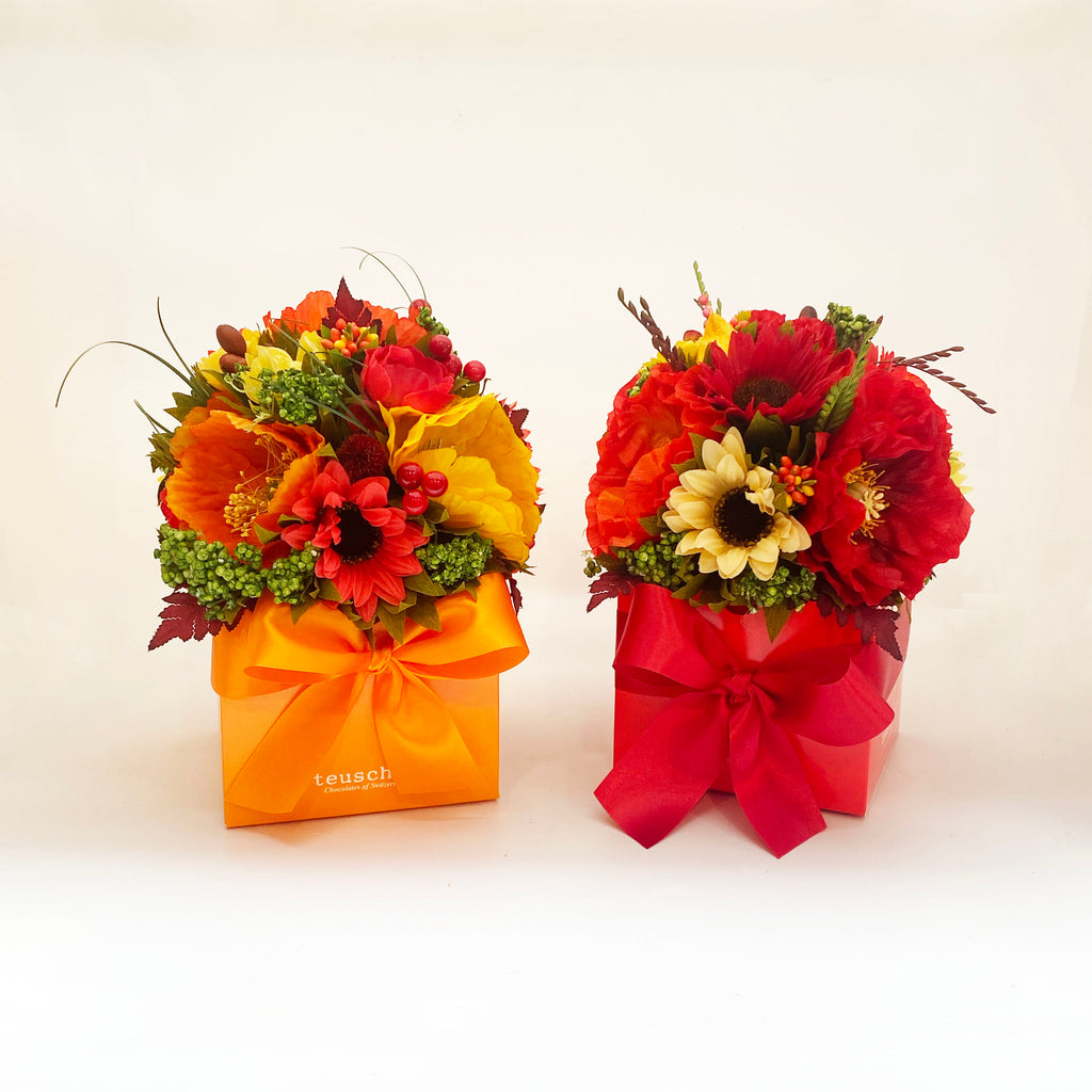 Large Autumn Floral Boxes