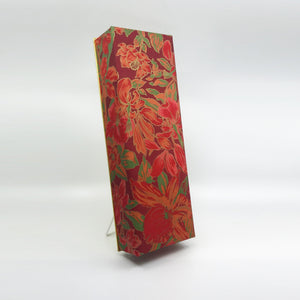 96 Piece Red Floral Silk Box