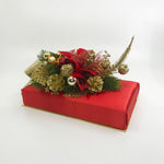 Holiday Floral Silk Box
